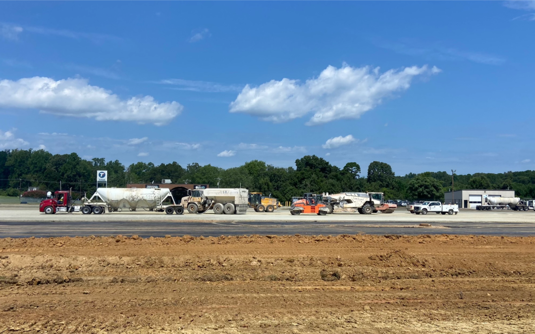 BURLINGTON ALAMANCE REGIONAL AIRPORT | Burlington, NC – Cement Stabilization & Fine Grading