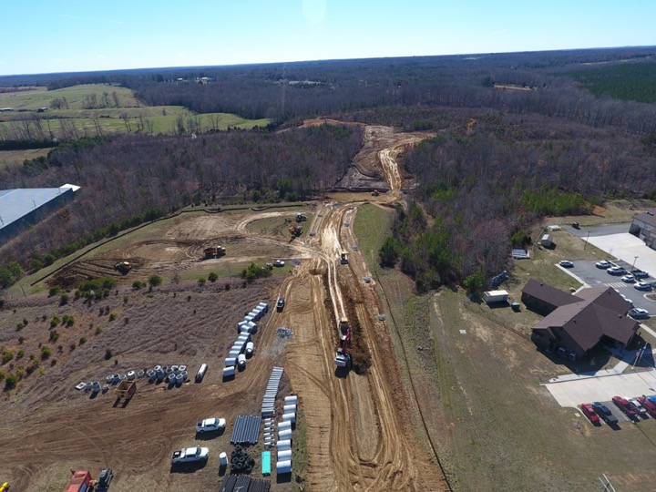 PRINCE EDWARD BUSINESS PARK EXPANSION ROAD | Prince Edward, VA – Complete Construction of Roadway and Utilities